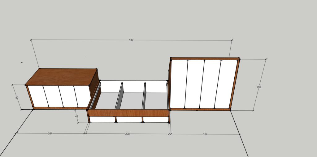 Dachschrägenschrank Welland